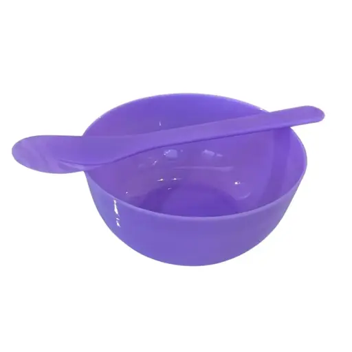 [31016] BOWL CON ESPATULA LILA