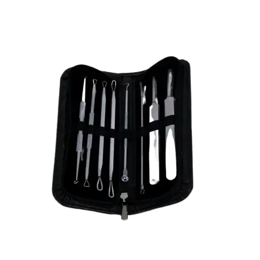 [30380] KIT SACACOMDEON ROSA/PLATA 8 PZAS