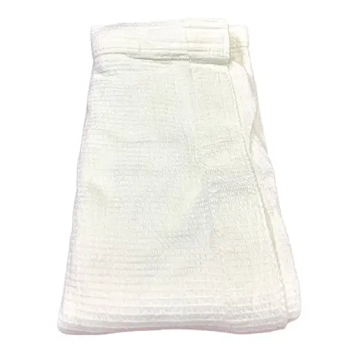 [71504] SALIDA DE BAÑO BLANCA PARA DAMA